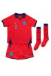 Fotbalové Dres Anglie Kyle Walker #2 Dětské Venkovní Oblečení MS 2022 Krátký Rukáv (+ trenýrky)